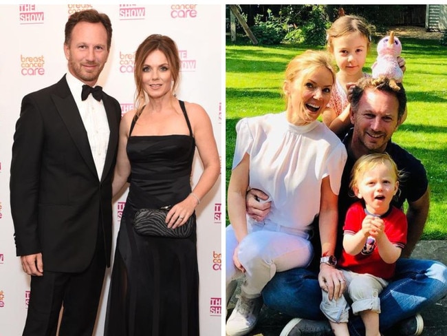 Geri Halliwell and Christian Horner