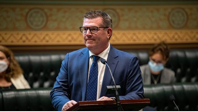 NSW Agriculture Minister Dugald Saunders introduced a bill in state parliament on November 10 to kerb controls local council’s have on private land clearing, which critics claim has re-ignited the ‘koala wars’. Picture: NCA NewsWire / Christian Gilles