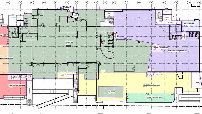 Magpies Sporting Club plan to almost double the club's footprint. Picture: Contributed