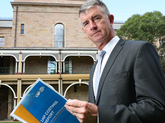 LNP Deputy Leader and Shadow Treasurer Tim Mander, Parliament House, Brisbane. Photographer: Liam Kidston.