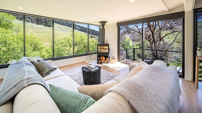 The luxury farmhouse accommodation Yoho House at Delamere, on SA's Fleurieu Peninsula.