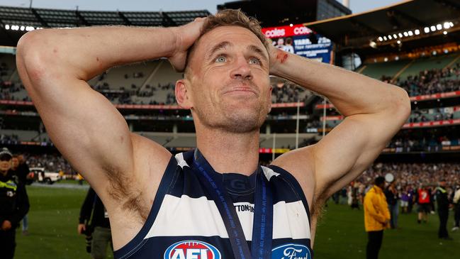 Only six people knew of Joel Selwood’s plan to retire.