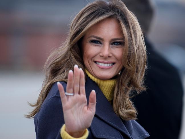 First Lady Melania Trump is considered one of the most ‘mysterious’ and ‘abstract’ women to ever to hold the role. Picture: AFP