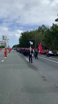 Southport Anzac Day march