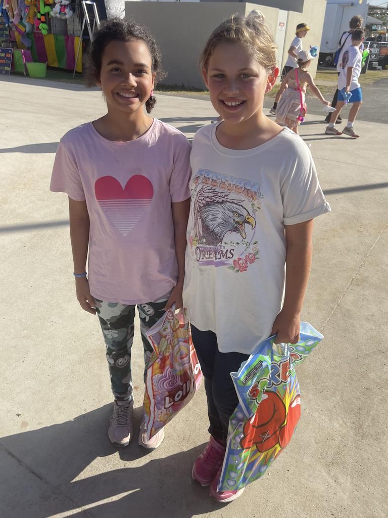 Zeliyah and Erica enjoyed the 2023 Bundaberg Show.