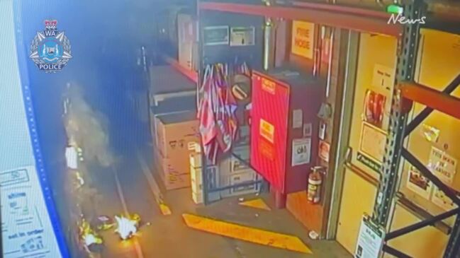 WA Police Arson Squad investigates as fire at a Mandurah store