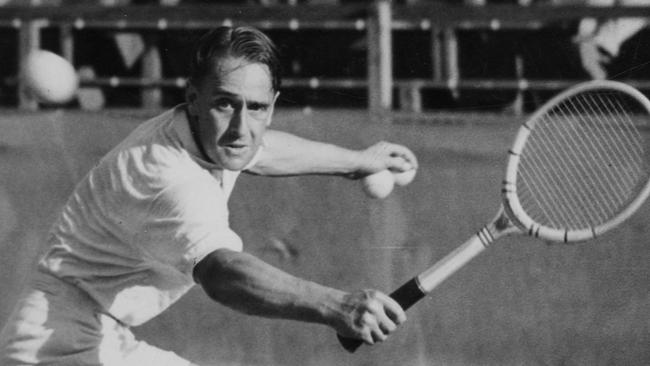 Tennis champion Adrian Quist. Photo: The Advertiser/ date unknown.