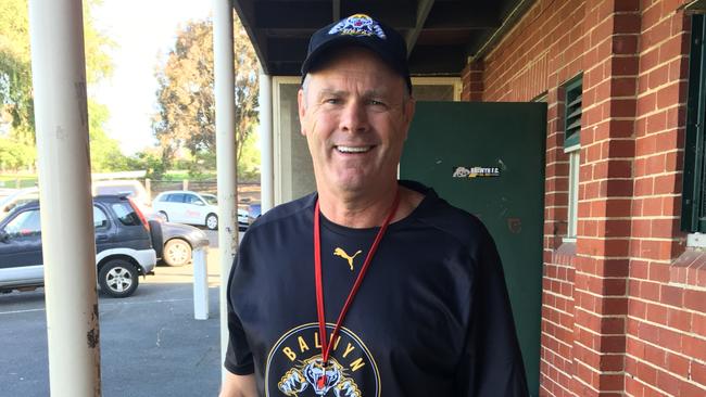 Rodney Eade at a Balwyn training session.