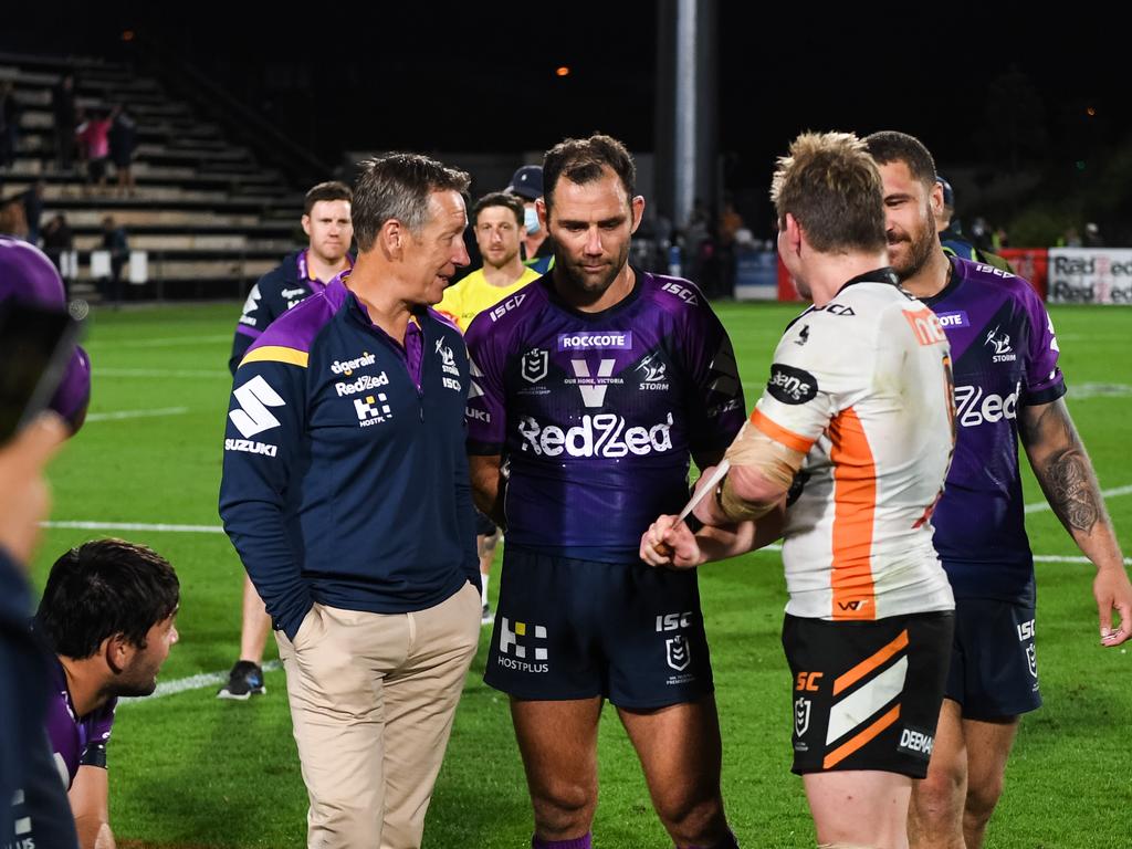 Melbourne had success loaning Harry Grant to the Wests Tigers in 2020. Picture: NRL Imagery.