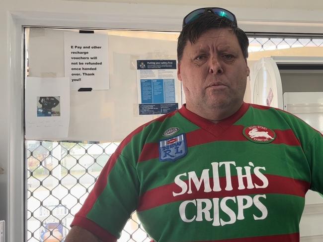 Russell Smulders, 58, who works at Liberty Fuel Station in Maryborough, was at the business when two assailants wearing masks came through the door.