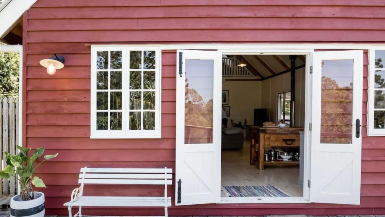 Doonan's Little Red Cabin has won the hearts of Australian travellers, voted third highest wish-listed property in the country.