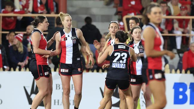 The Saints were too good for the Swans. (Photo by Mark Evans/AFL Photos/via Getty Images)