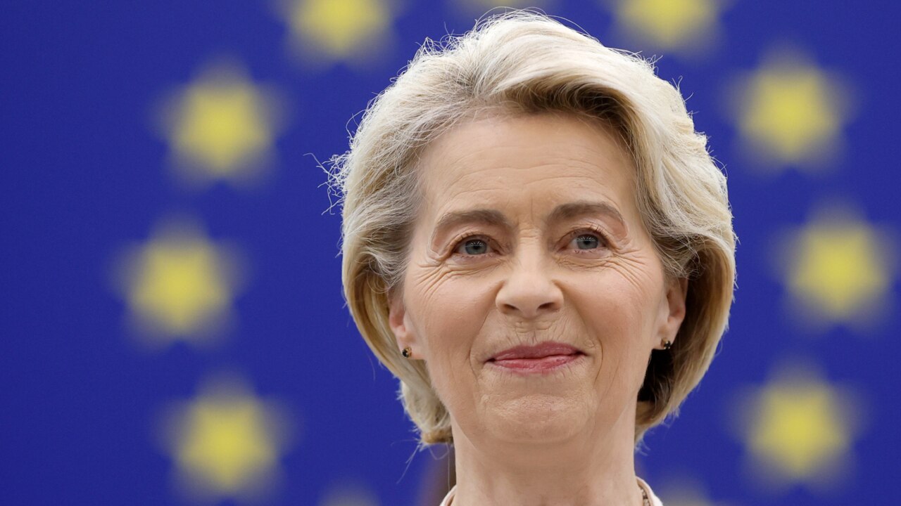 Ursula von der Leyen re-elected as EU chief for second term