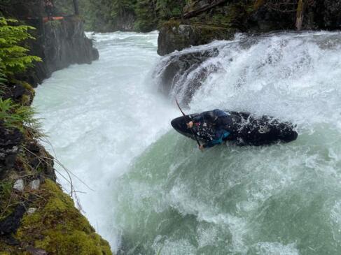 Stuart Brown whitewater kayaking in FNQ.