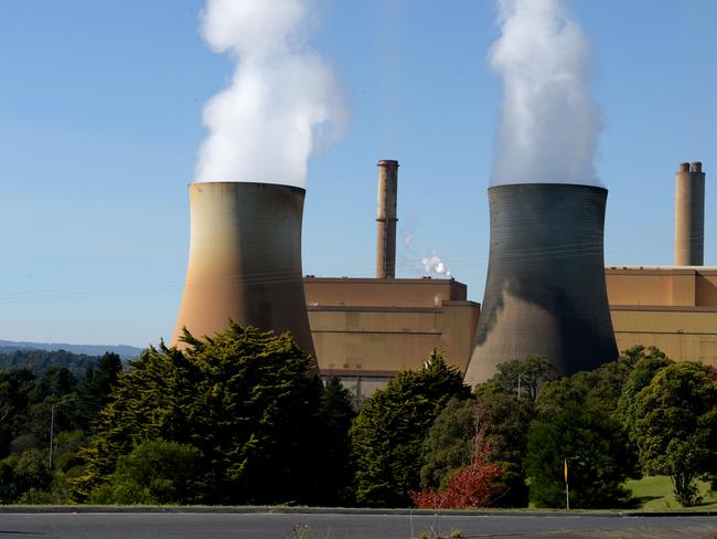 GIPPSLAND, AUSTRALIA - NewsWire Photos APRIL 22, 2024: A coal fired powered station at Yallourn in Gippsland. Picture: NCA NewsWire / Andrew Henshaw