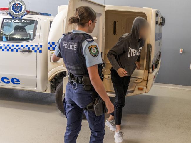 Seven people have been arrested after search warrants at 13 locations were executed in Sydney and Goulburn today, as part of a Joint Counter Terrorism Team (JCTT) Sydney investigation.About 11.15am today (Wednesday 24 April 2024) investigators executed search warrants at 13 locations across a number of suburbs in Sydney including Bankstown, Prestons, Casula, Lurnea, Rydalmere, Greenacre, Strathfield, Chester Hill, and Punchbowl, as well as a premises in Goulburn.The operation involved more than 400 police.Seven juvenile males have been arrested. A further five people, including two men and three juvenile males, are assisting police with their inquiries.A number of items have also been seized as a result of todayâs activity, including a significant amount of electronic material. Operational activity remains ongoing.Todayâs warrants follow a stabbing incident at Wakeley on the evening of 15 April 2024. A 16-year-old boy has been charged over that incident and remains before the courts.There is no specific threat to public safety and no threat to Anzac Day commemorations.The Joint Counter Terrorism Team Sydney is comprised of members from the NSW Police Force, Australian Federal Police, Australian Security Intelligence Organisation (ASIO) and NSW Crime Commission.Anyone with information about extremist activity or possible threats to the community should come forward, no matter how small or insignificant you think the information may be. The National Security Hotline is 1800 123 400.Picture: NSW Police