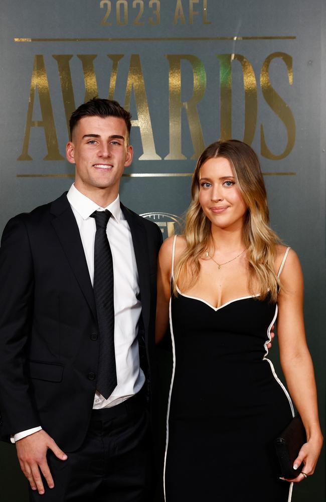 Nick Daicos and Arlette Jones. Picture: Getty