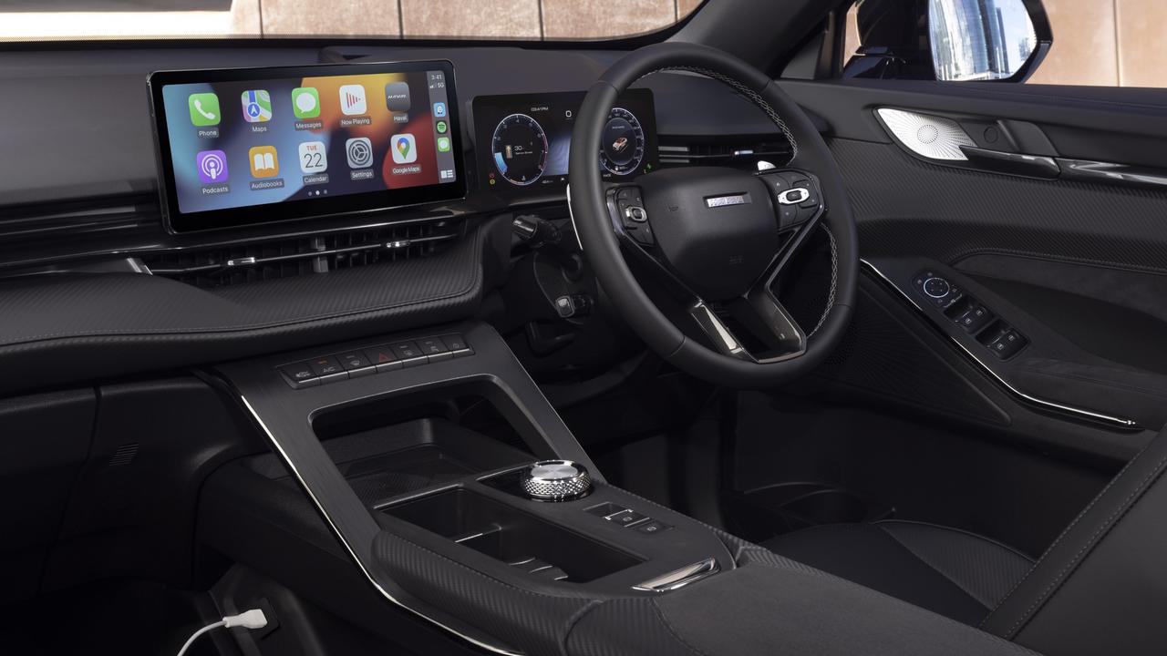 The Haval H6 GT has a strong list of inclusions, among them are a panoramic sunroof, wireless phone charging and a 12.3-inch touchscreen.