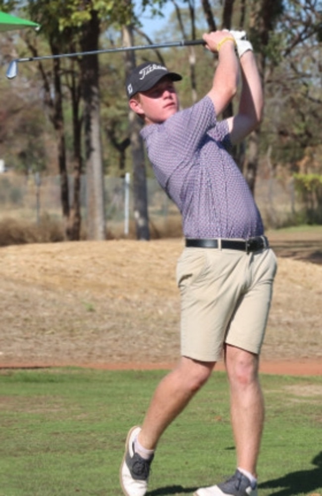 Sam Rumpff, 16, from Alice Springs has earned a Rotary Scholarship. Picture: Golf Australia.