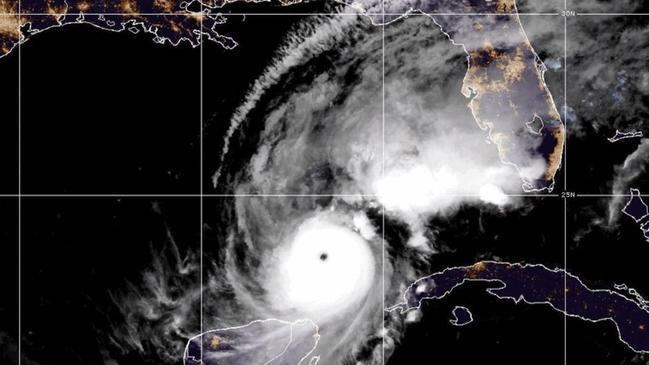 The centre of Hurricane Milton was located. Picture: NOAA