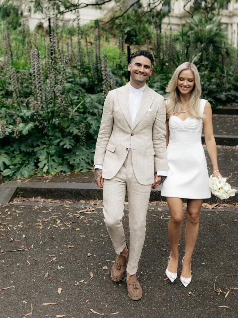 Chad Wingard marries Lilly Picture: Instagram