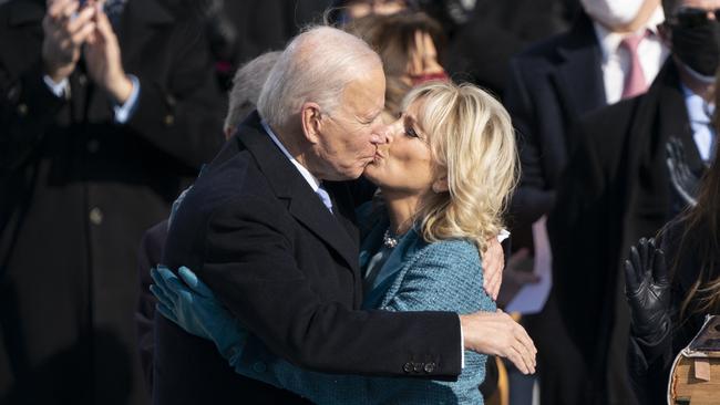 The Bidens at Joe Biden’s inauguration in 2021, in Washington. Picture: Chris Kleponis/ AAP