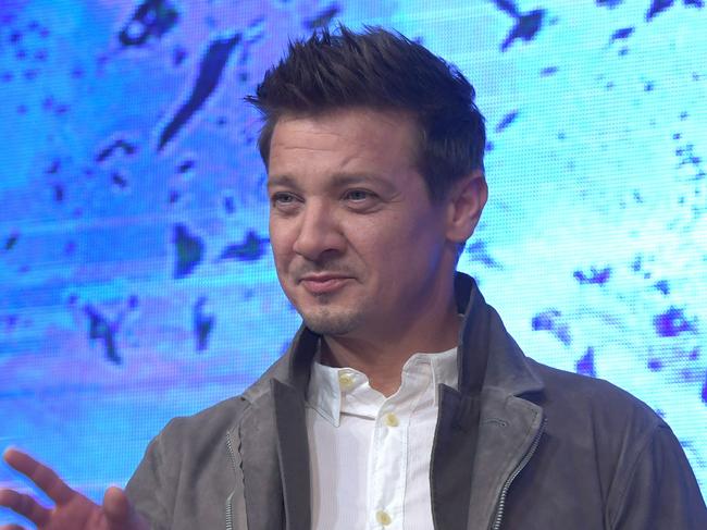 Jeremy Renner has been badly injured in an accident. Picture: AFP