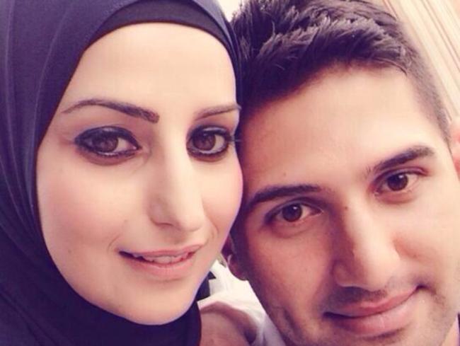 Mahassen Issa and her current partner Mohammad Awick.