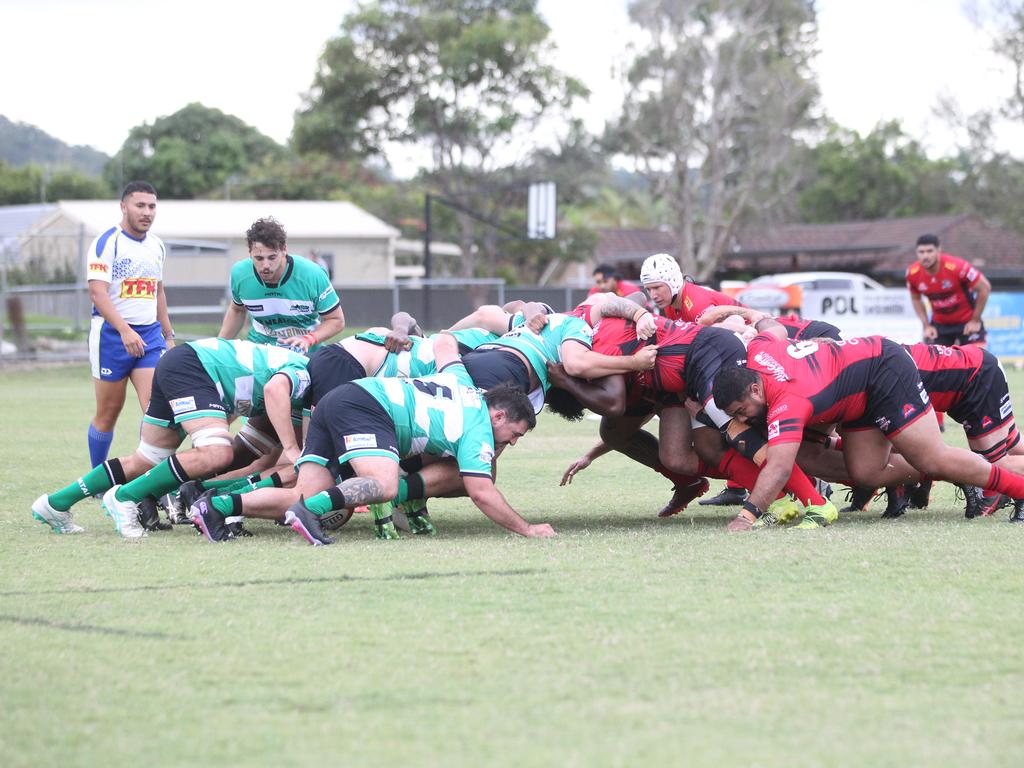 PBC Allygators vs. Colleges Knights. 20April 2024 Currumbin Picture by Richard Gosling