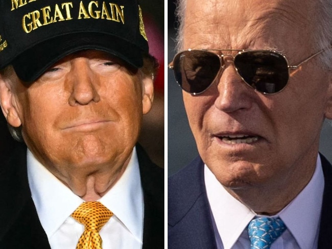 Donald Trump and Joe Biden.