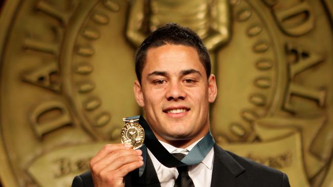 Jarryd Hayne after winning the 2009 Dally M.