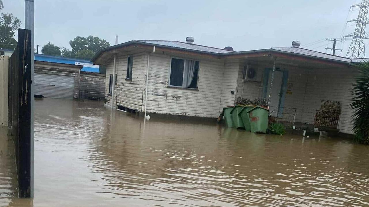 A Bundamba property is flooded on March 10, 2025. Picture: Supplied