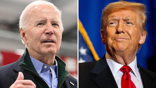 A Trump-Biden rematch remains the incumbent President's best bet for staying in office, writes Adam Creighton. Picture: AFP