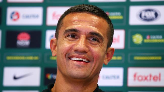 Tim Cahill wants a career in coaching when he eventually hangs up the boots. . (Photo by Mark Kolbe/Getty Images)