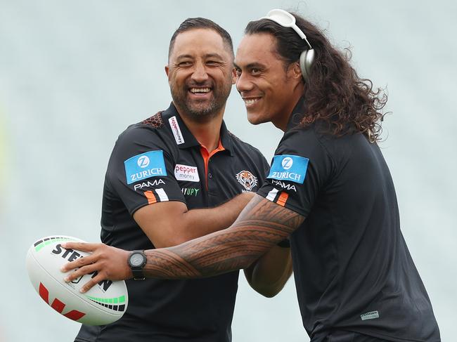 Under Benji Marshall, the Tigers have five wins so far in 2025 and are on track to make finals if they keep up their current form. Picture: Getty Images