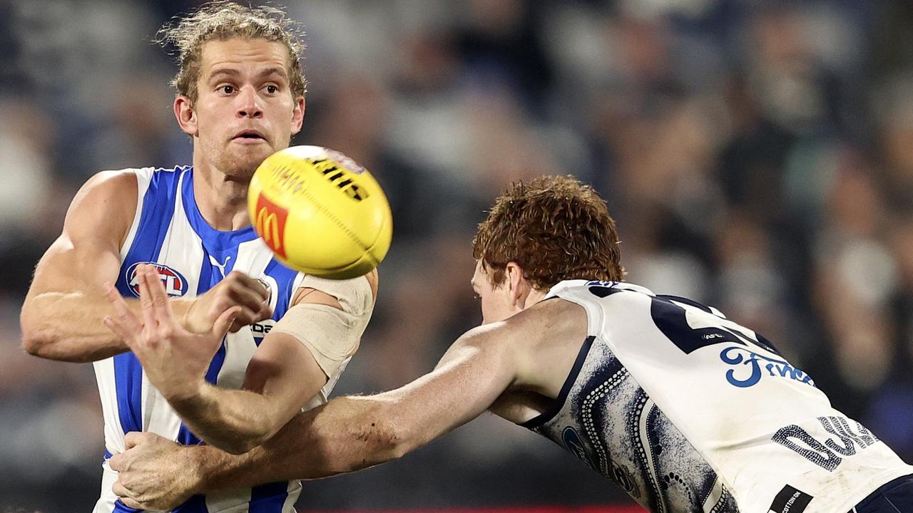 Jed Anderson’s AFL career hangs in the balance. Picture: Getty Images