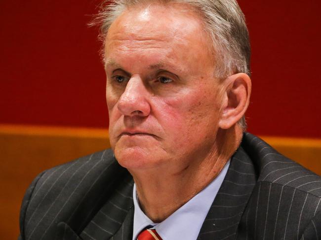 SYDNEY, AUSTRALIA - Newswire Photos August 23, 2022: Chair Mark Latham is seen during Budget Estimates for Education inside NSW Parliament in Sydney. Picture: Gaye Gerard / NCA Newswire