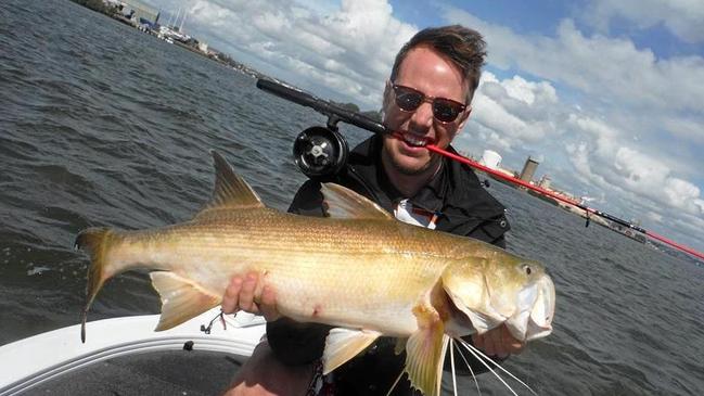 Ashley Masters with a quality Brisbane River threadfin.