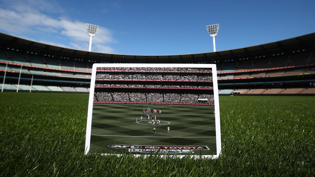 The MCG was empty on the day the AFL Grand Final was supposed to be played this year. Picture: Robert Cianflone/Getty Images