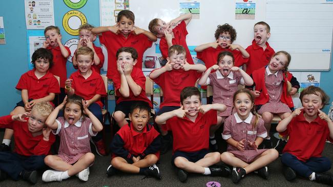 Roslyn Primary School Prep C Back row L-R: Hamish Trotter, Louie Stevenson, Bodhi Day, Ted Lambert, Henry Judd, Eli Brett. Middle row: Emmett Savidis, Bobby Blackmore, Hendrix Giuffre, James Backen, Layla Jablan, Amelia Bunyan. Front row: Rory Mitchell, Sakura Ratten, Henry Nguyen, Aidan Savidis, Issy Bunyan, Arthur Olmi-Hocking.