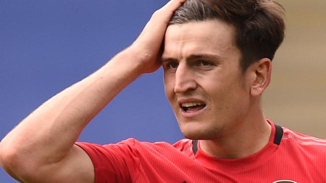 Manchester United's English defender Harry Maguire was charged after a wild brawl during an off-season trip. Picture: Oli Scarff/AFP