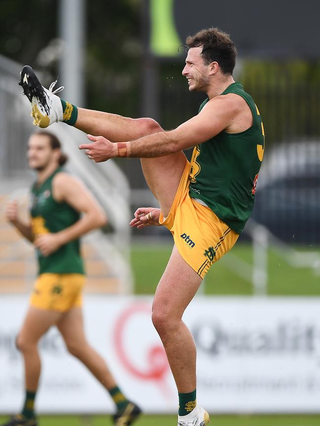 St Mary's won against the Tiwi Bombers in Round 3 of the NTFL Men's Premier League. Picture: Felicity Elliott/AFLNT Media