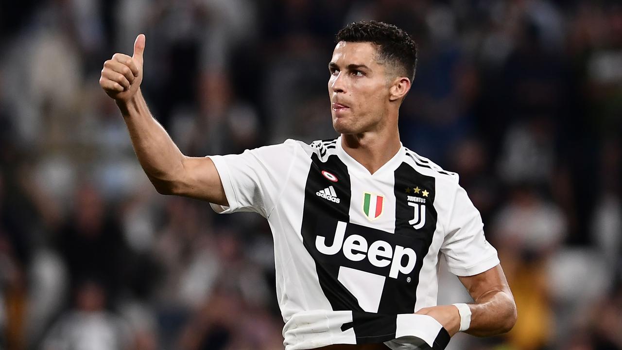 Juventus' Portuguese forward Cristiano Ronaldo