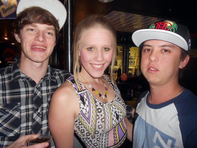 NITELIFE: USQ CLUB. Photo supplied Fraser Lamont, Tahnee Burke-Robinson, Robbie Hill