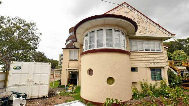 A distinctive home at the northern end of Picnic Point Esplanade will make way for a new apartment building. Picture: Patrick Woods
