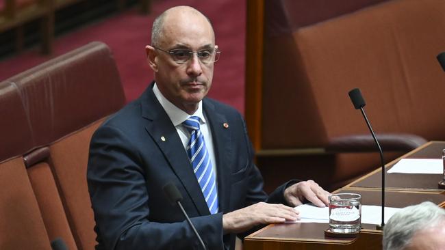 David Van sitting in the Senate, Picture: Martin Ollman