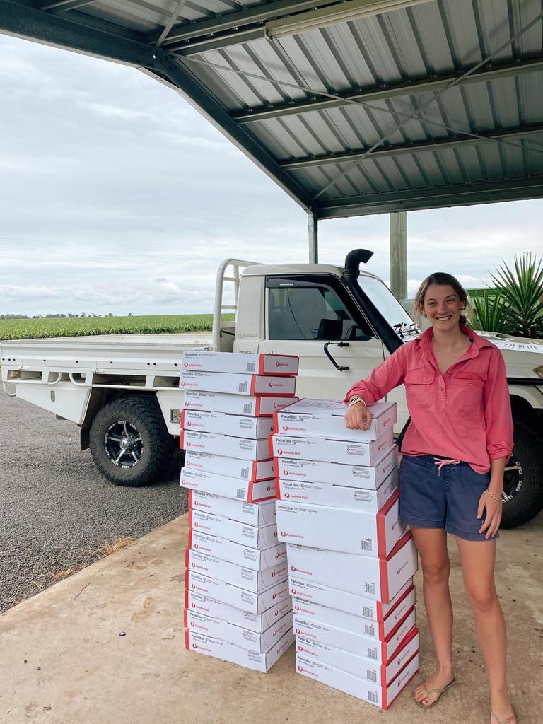 SOW SWEET: Sally Ziesemer has launched new business Home Soil and sells bunches of wheat from her own backyard.