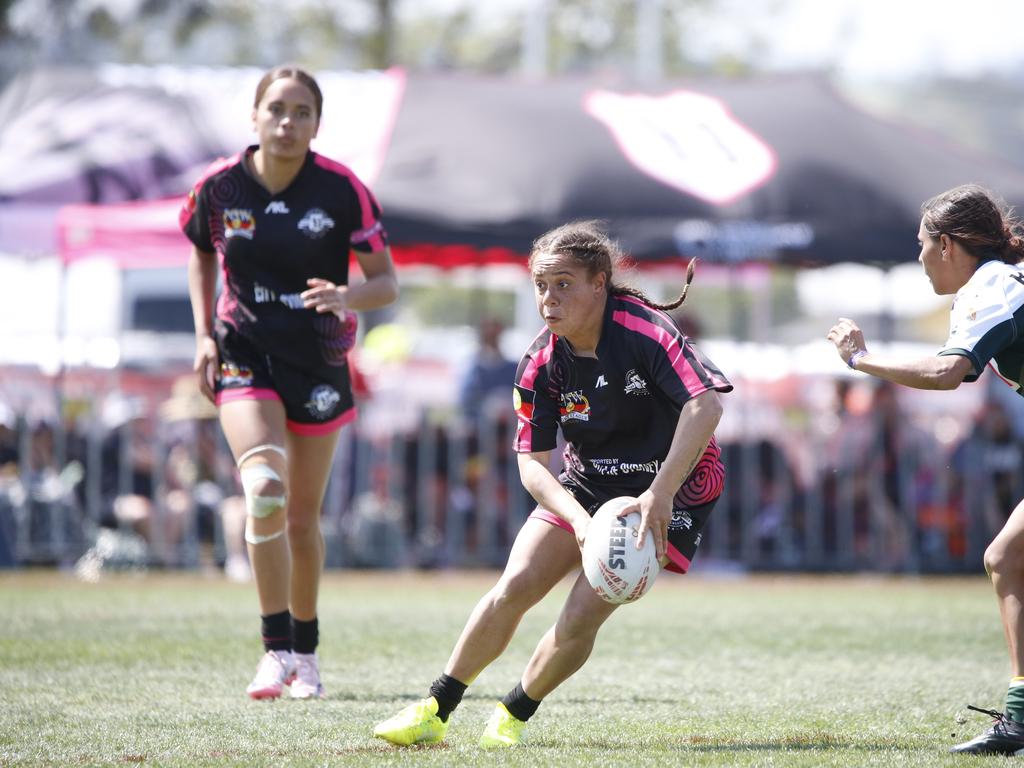 Koori Knockout - Day 4 Womens GF Redfern All Blacks v Bourke Warriors Monday, 7 October 2024 Hereford St, Bathurst NSW 2795, Australia, Picture Warren Gannon Photography