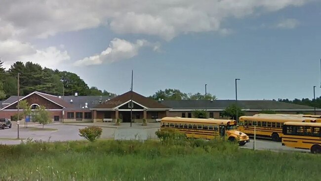 The girl admitted she got the chest binder at the Great Salt Bay Community School, where she had been reassigned the new social worker. Picture: Google Maps