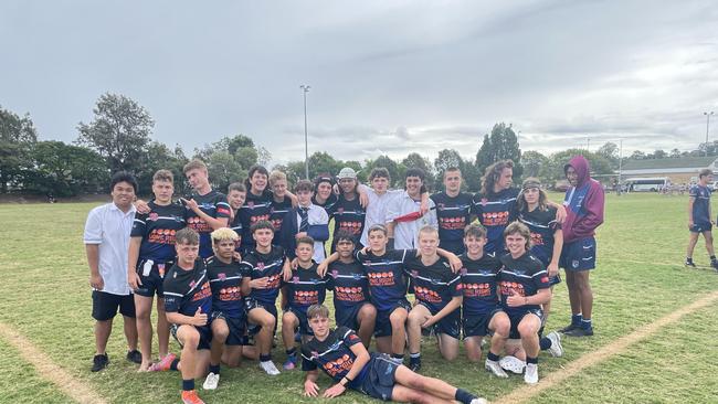 The Caloundra SHS Walters Cup qualifying side.